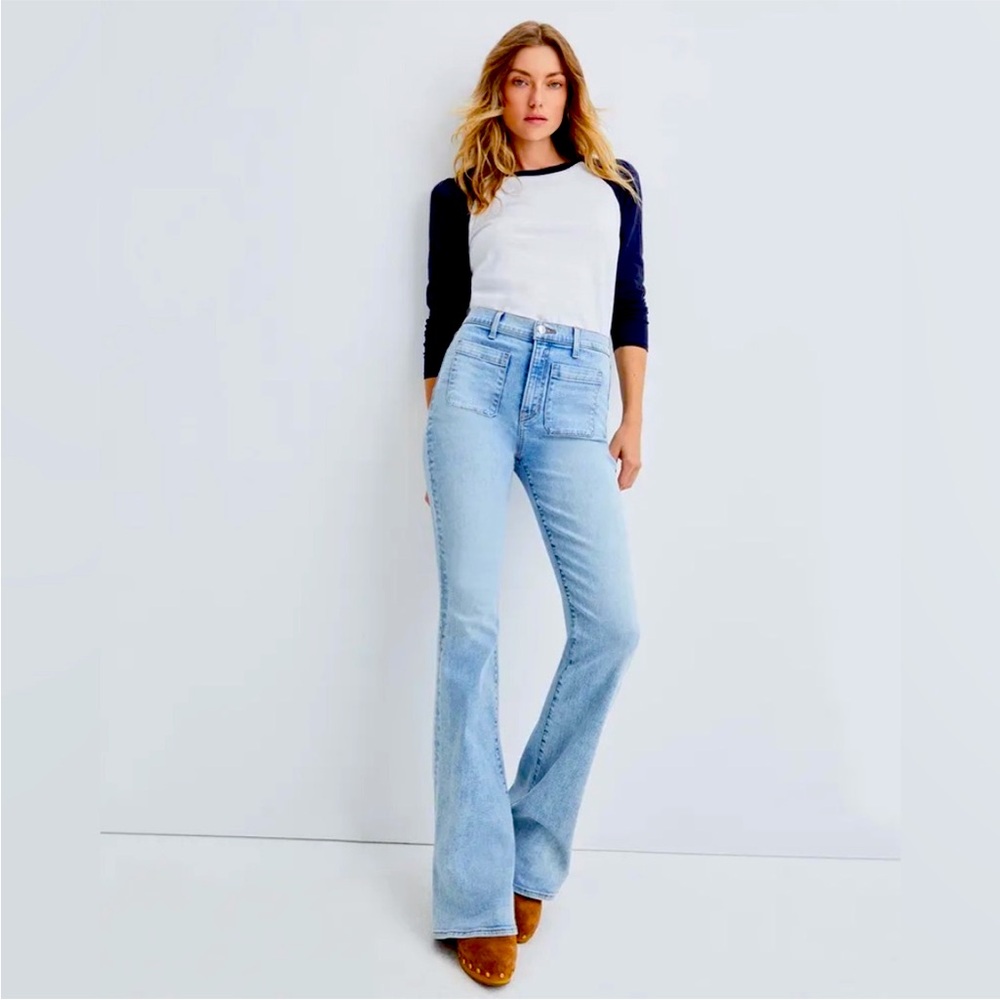 Veronica Beard Florence Flare High Rise Jeans Size 31